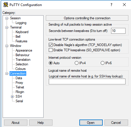 02 putty connection