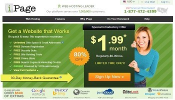 ipage-1-dollar-hosting