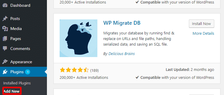 bloggersutra wp migrate DB wordpress plugin