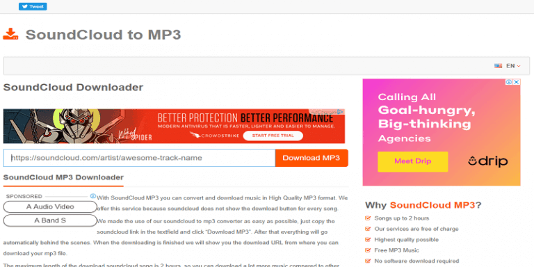 convert soundcloud to mp3 online