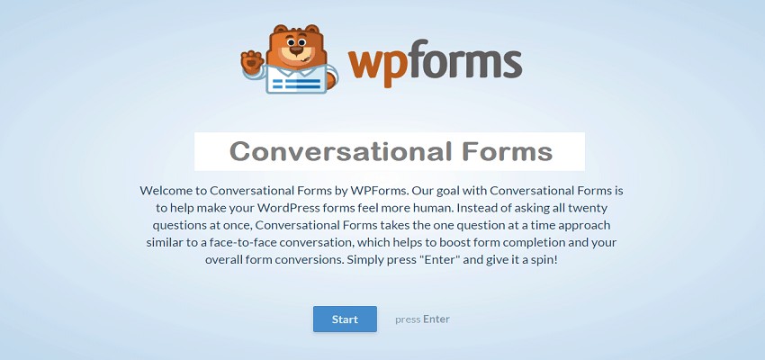 conversational forms by wpforms