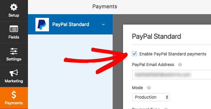Enable-PayPal-payments-for-a-form