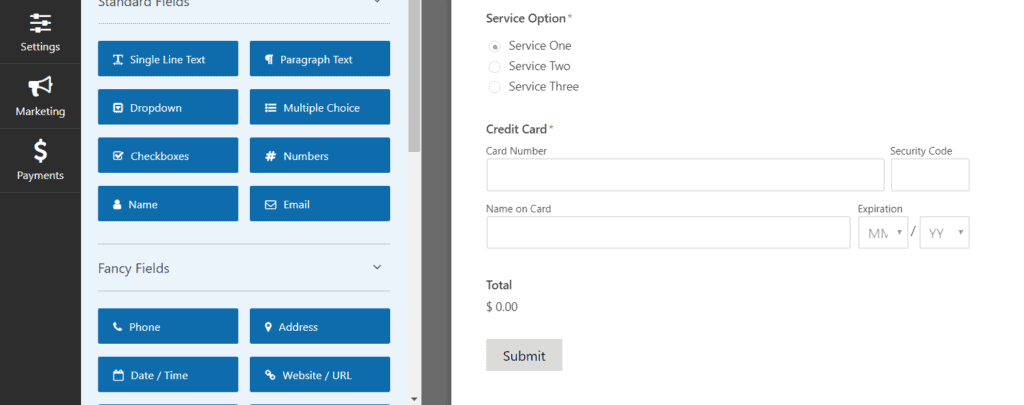 payments configuration 1