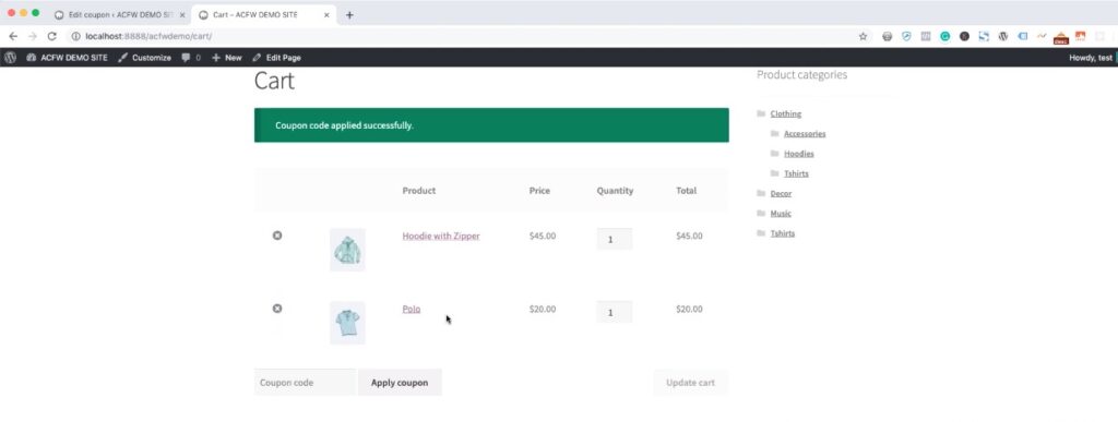 testing product category coupon in woocommerce 2