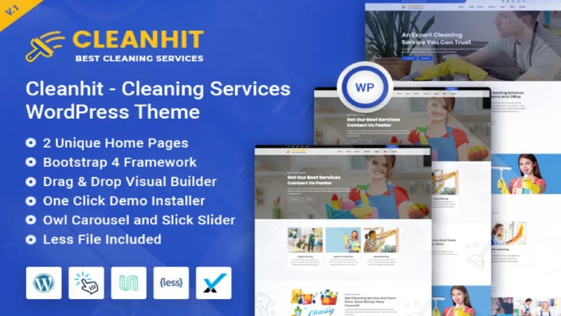 Cleanhit - Cleaning Services WordPress Theme