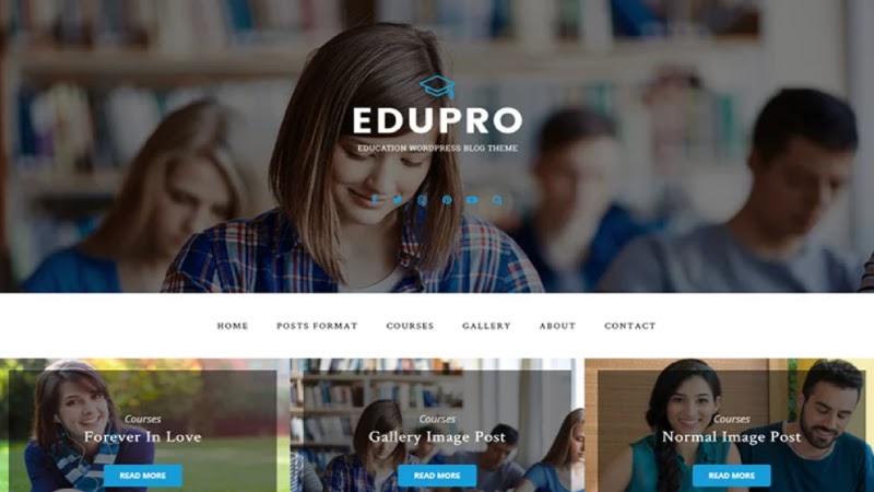  EduPro - Education Blog WordPress Theme