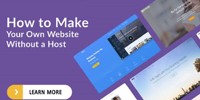 Can You Build a Website Without a Host