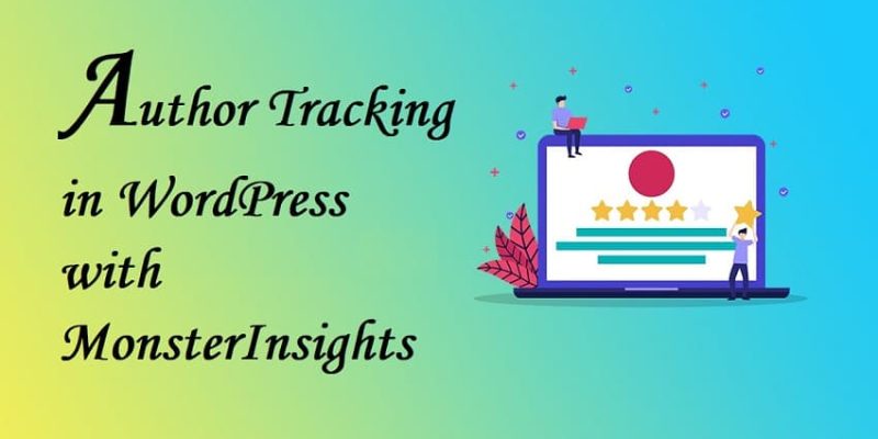 author tracking in wordpress with monsterinsights