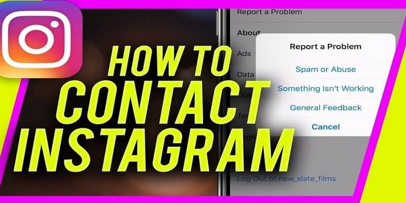 contact Instagram
